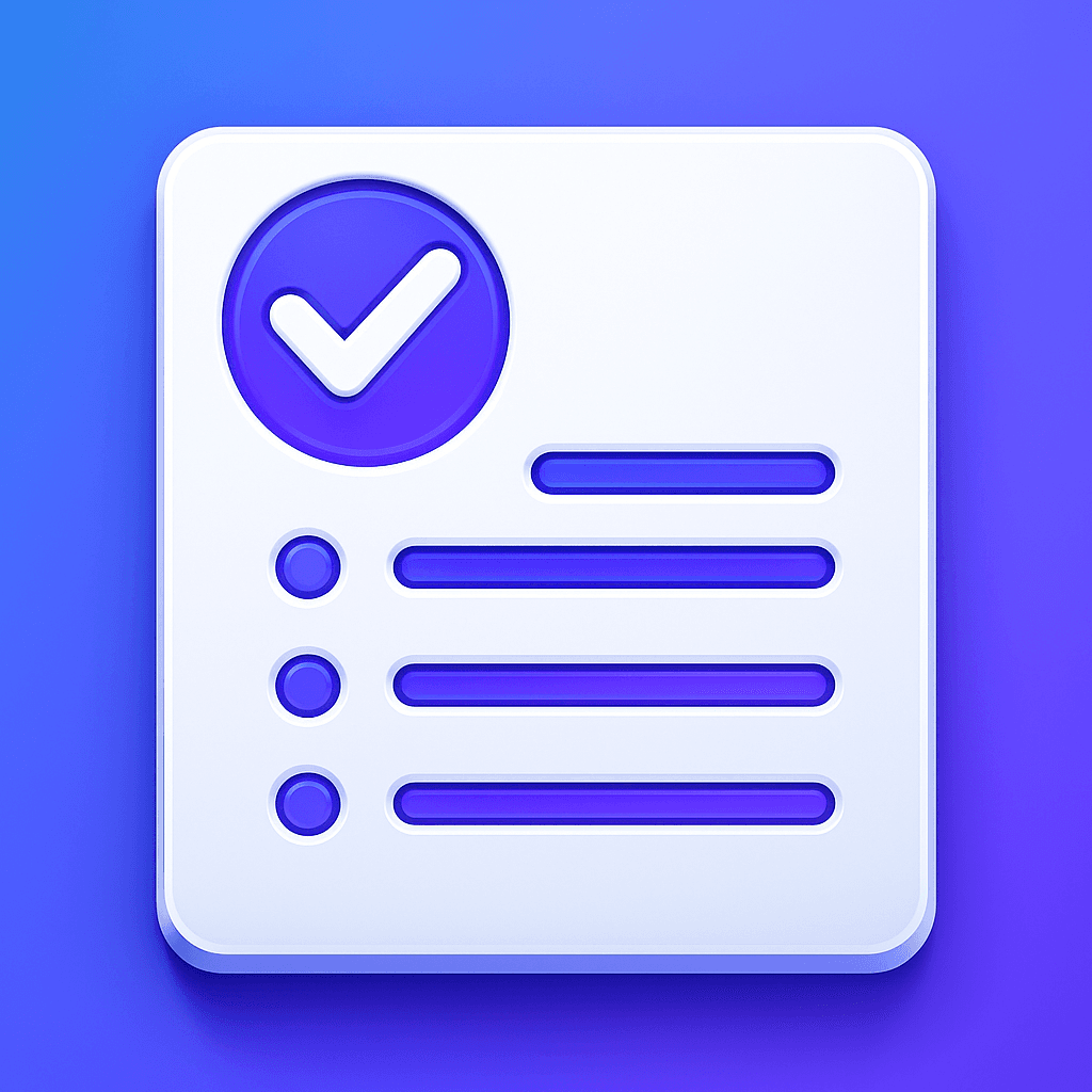 Checklists
