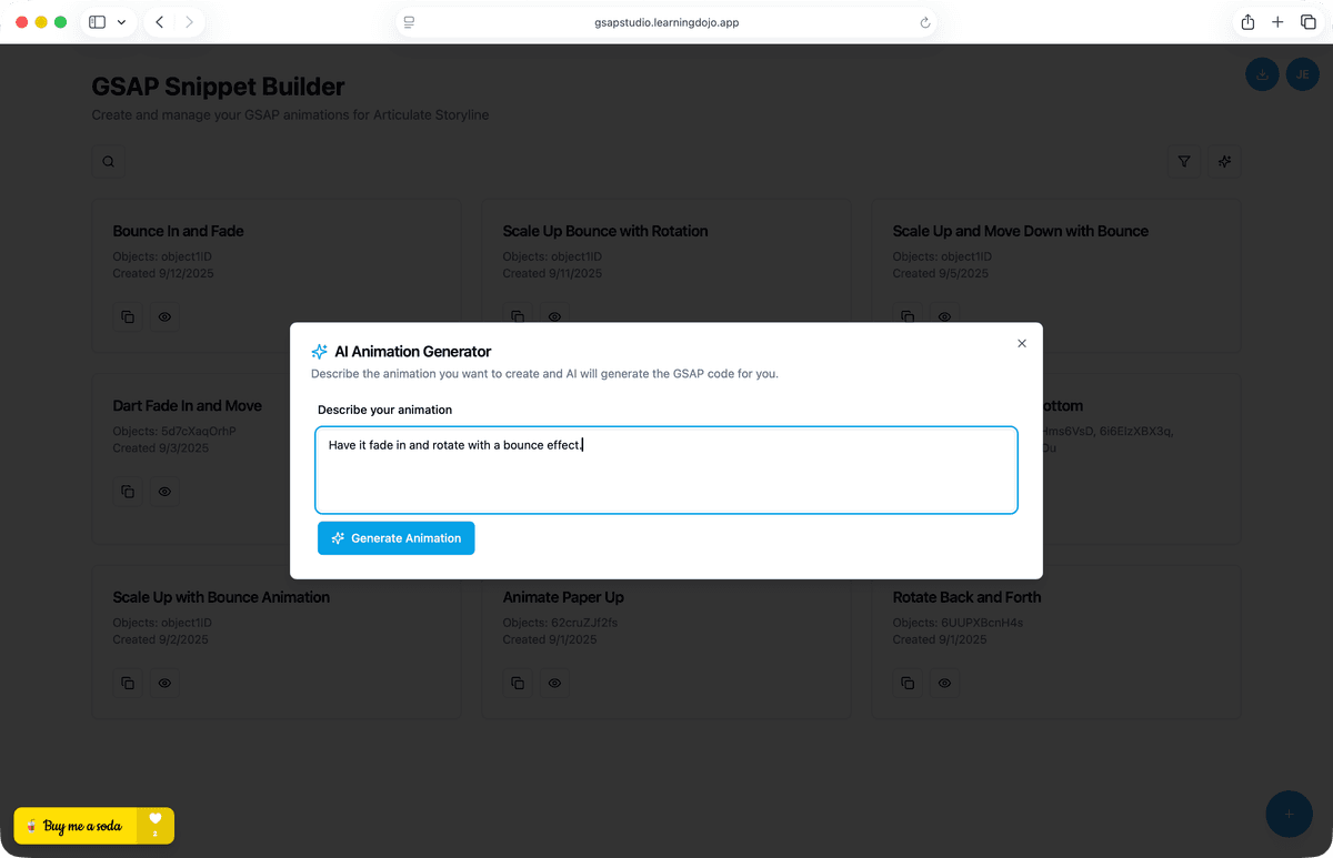 AI-Powered Animation Generation