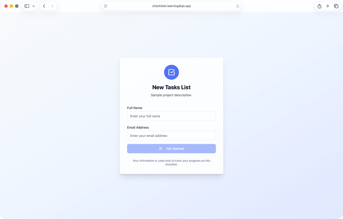 Users Reset Tasks