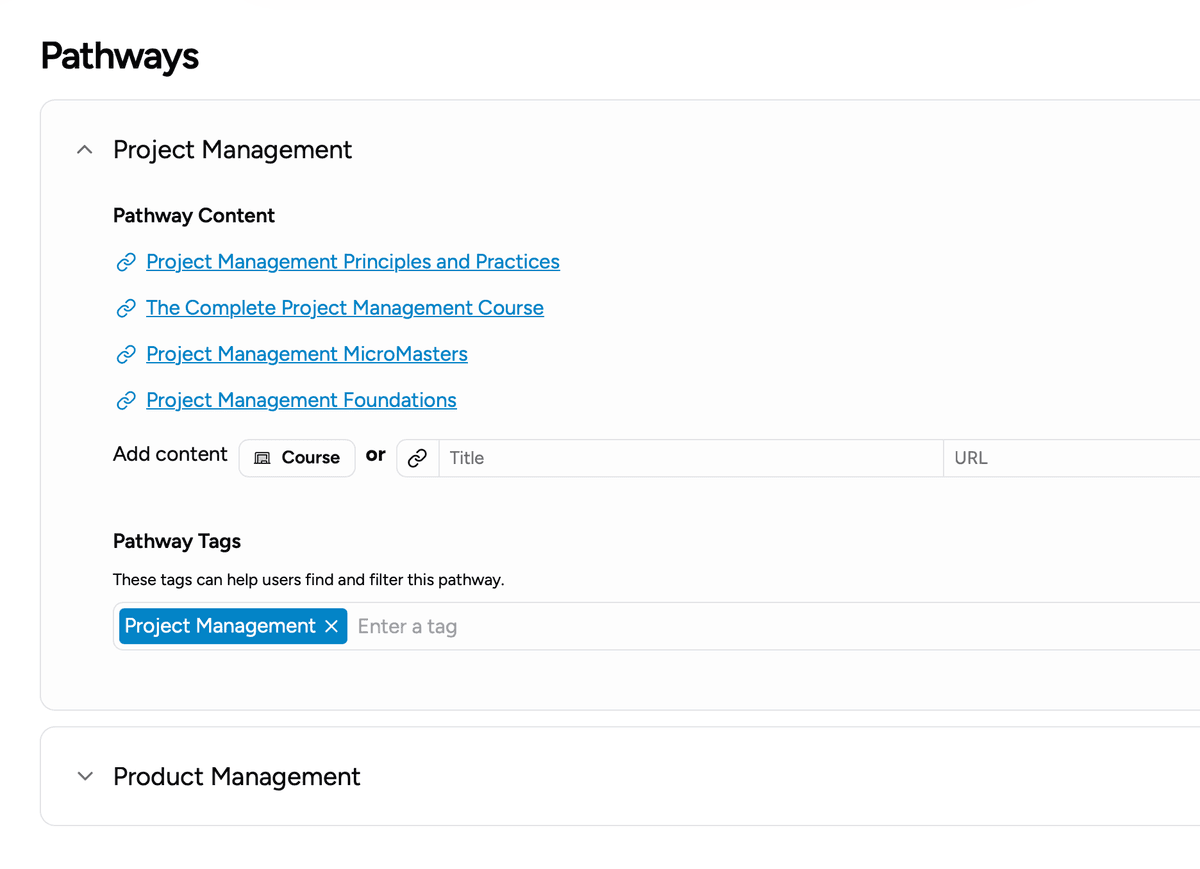 Create Custom Learning Plans